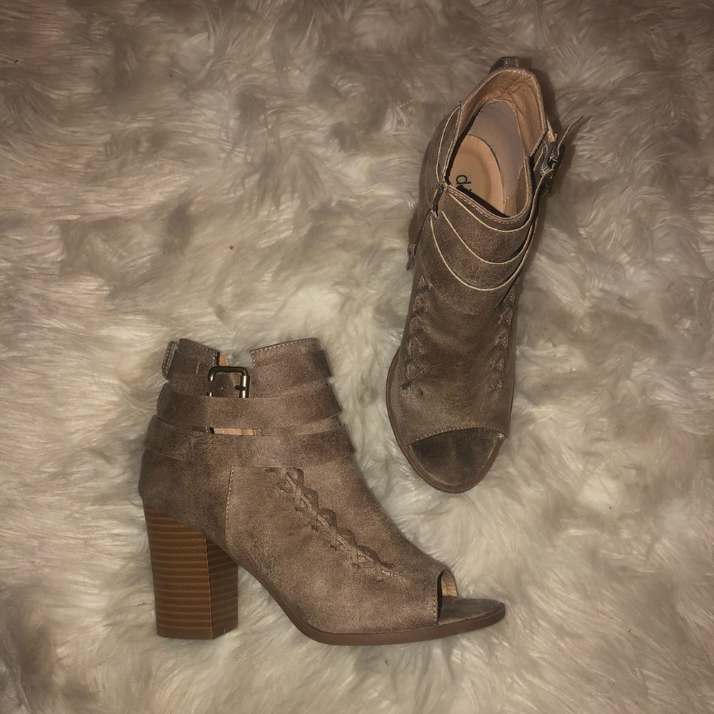 Brown Booties - Picture 1 of 6